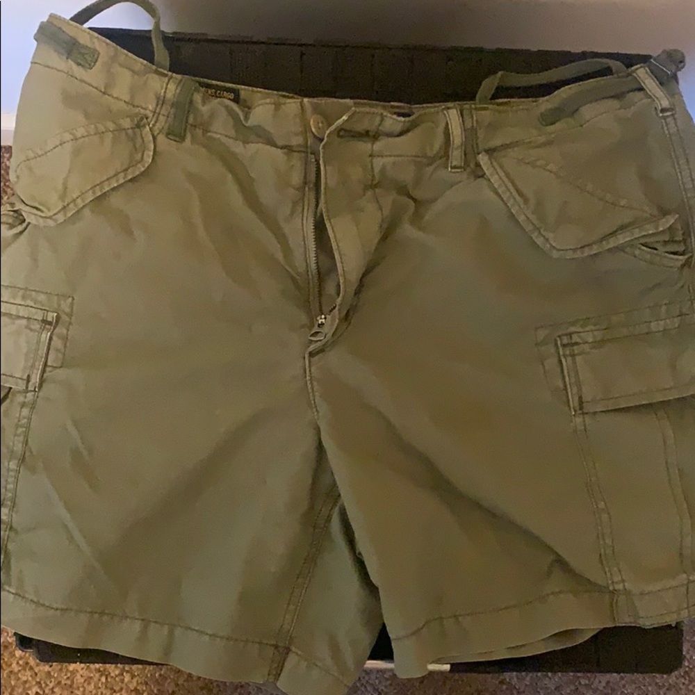 Olive green shorts